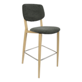 Durafurn Atlanta Barstool - Large Upholstered Backrest